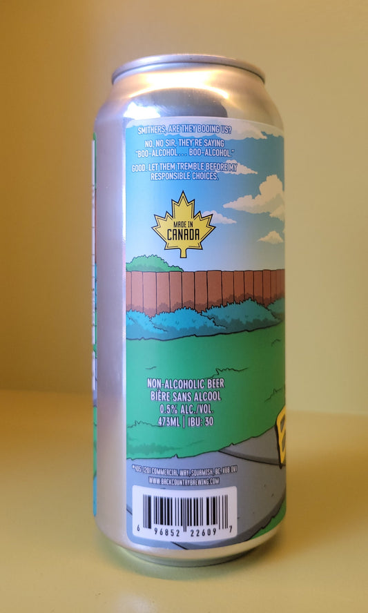 Backcountry Brewing 'I Was Saying Boo-urns' Non-alcoholic IPA