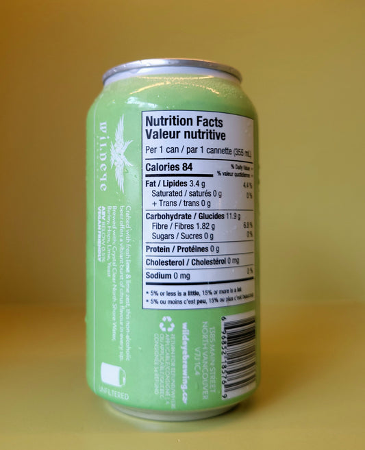 Wildeye Brewing ‘Easy Lime’ Non-Alcoholic Beer