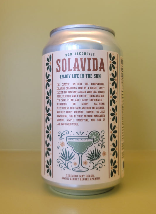 Solavida Classic Lime Margarita 0.5%