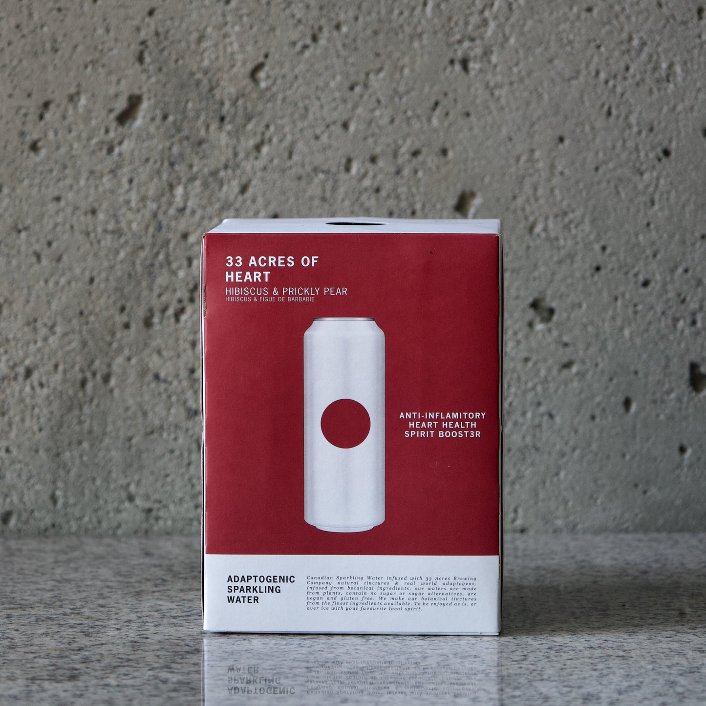 33 Acres of Heart Adaptogenic Sparkling Water