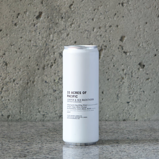 33 Acres of Pacific Adaptogenic Sparkling Water