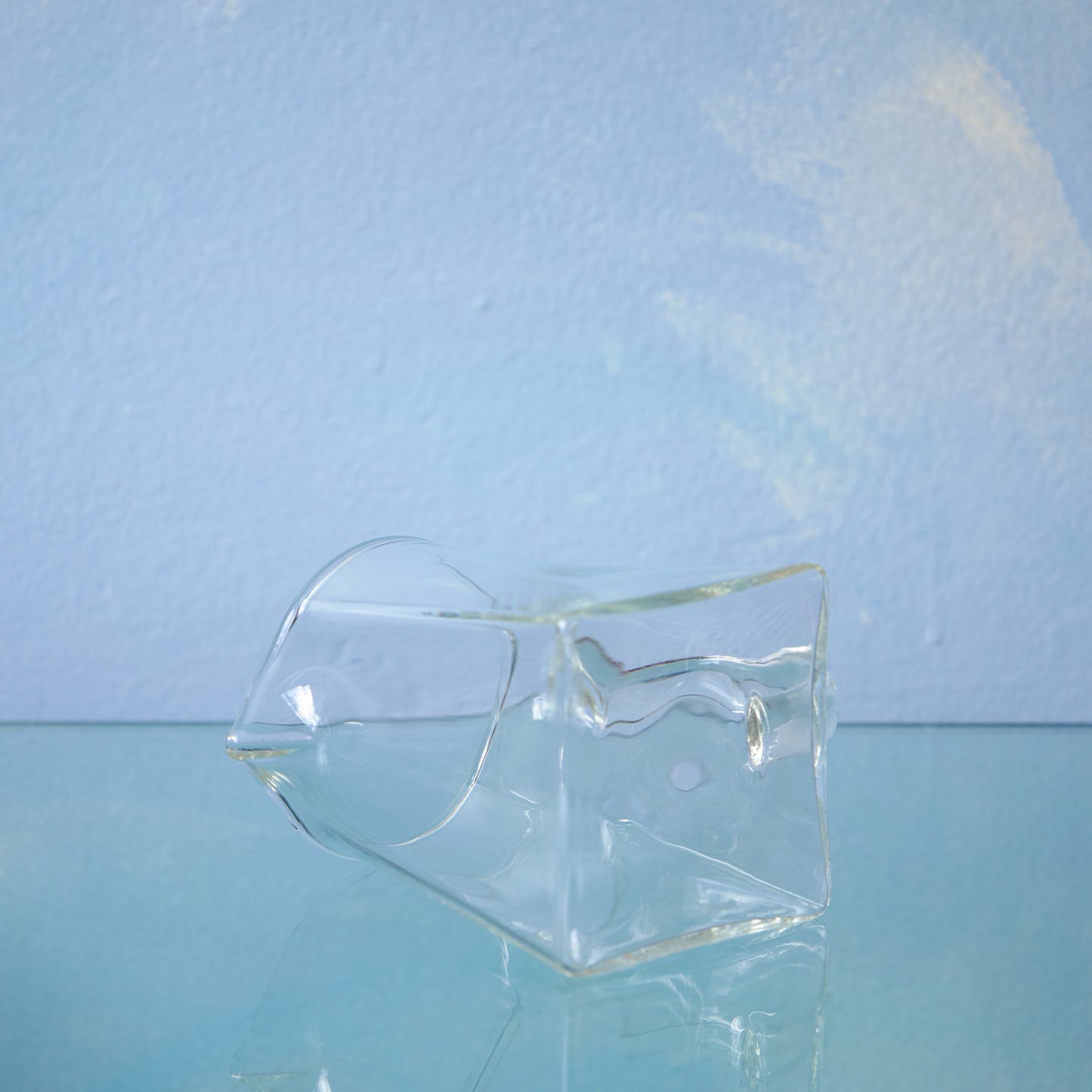 Glass Tea Pitcher - Big Trapezoid