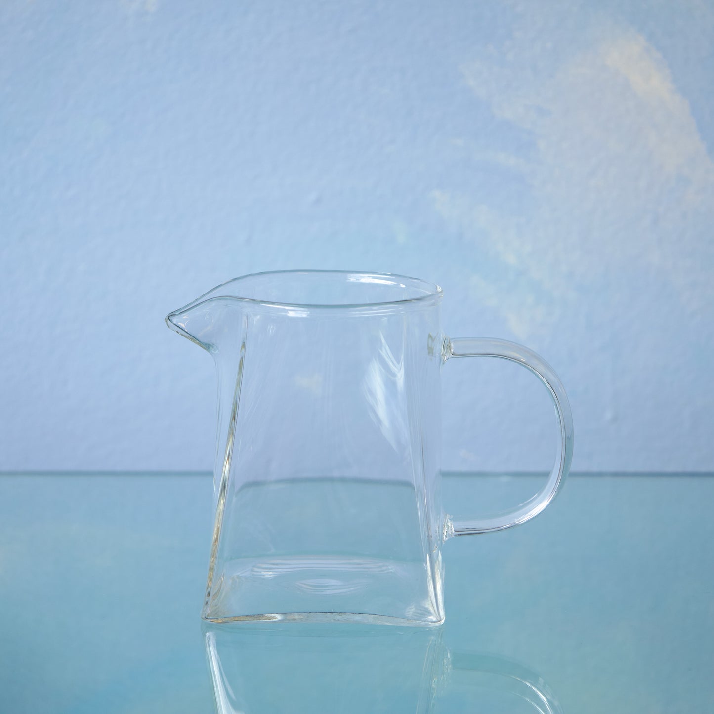 Glass Tea Pitcher - Big Trapezoid