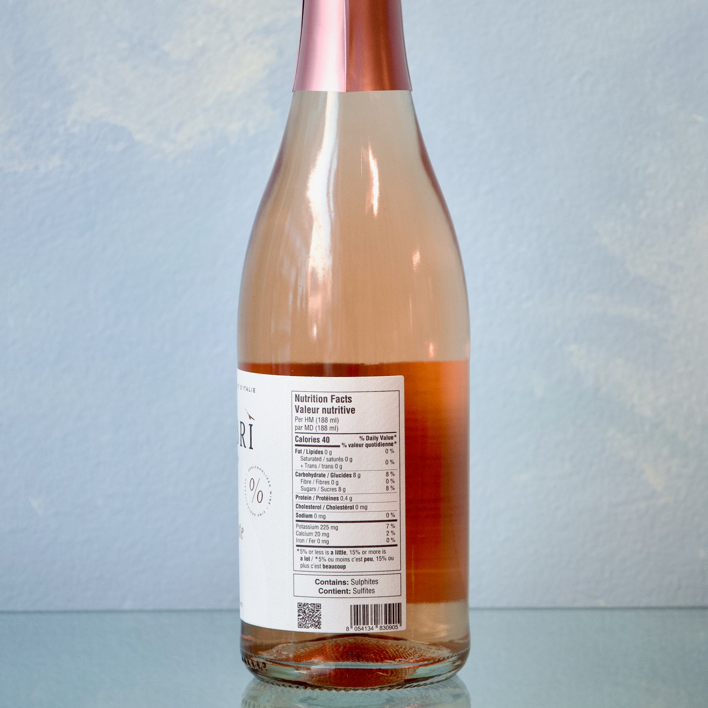 Colibri 'Spumante' Rosato Sparkling Non-alcoholic wine