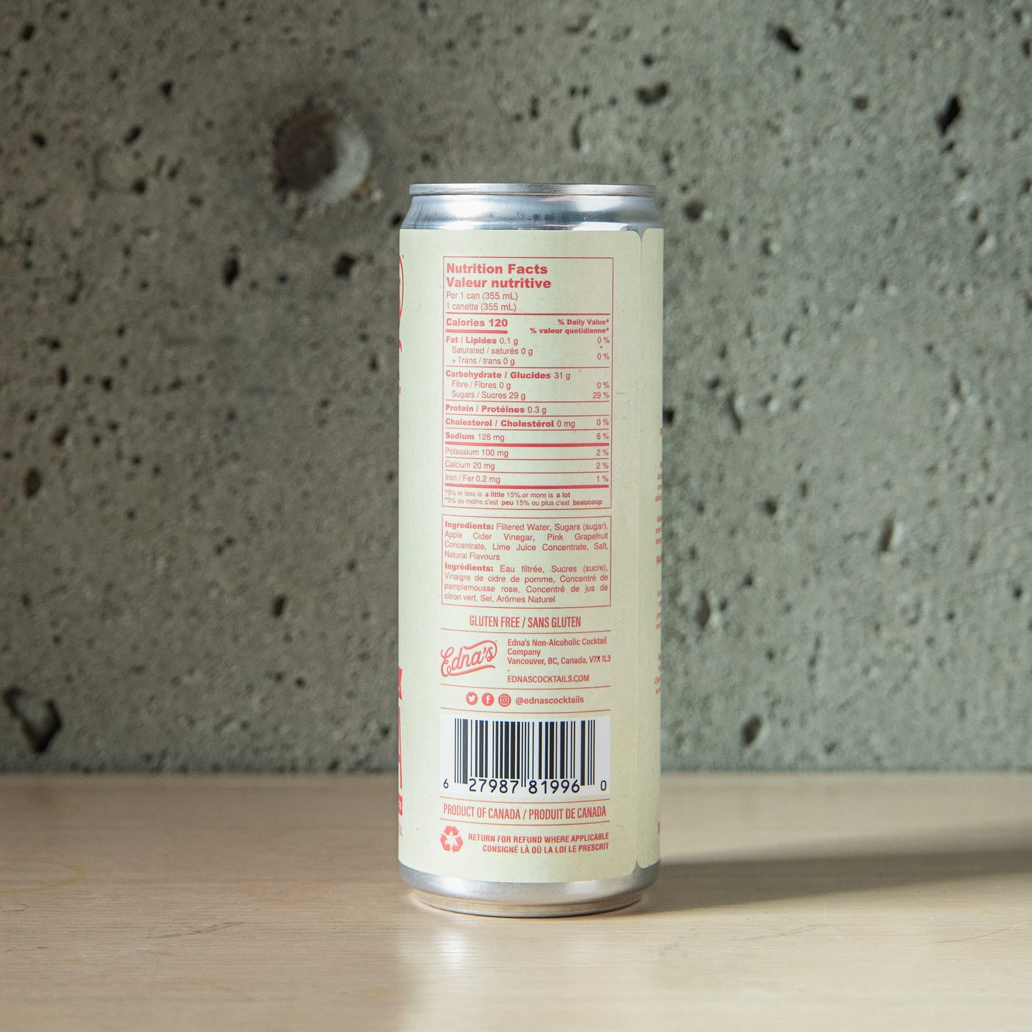 Edna's 'Paloma' 0% Alcohol Cocktail