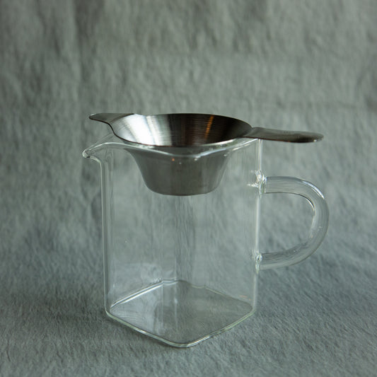 Squared Glass Tea Pitcher