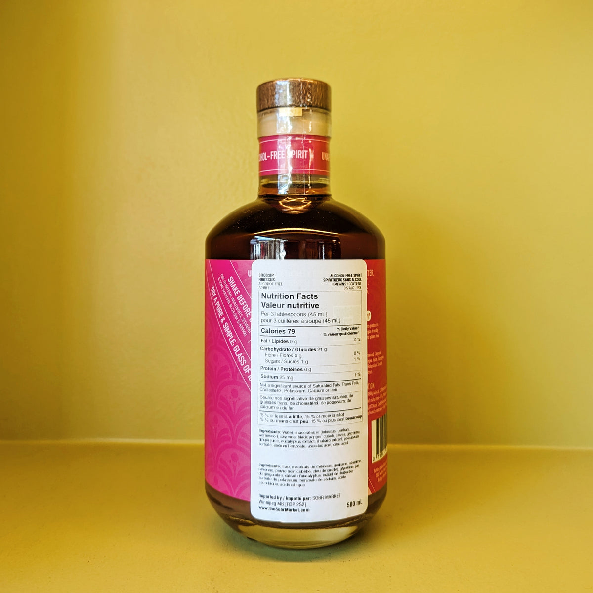Crossip 'Pure Hibiscus' Non-alcoholic Botanical Spirit