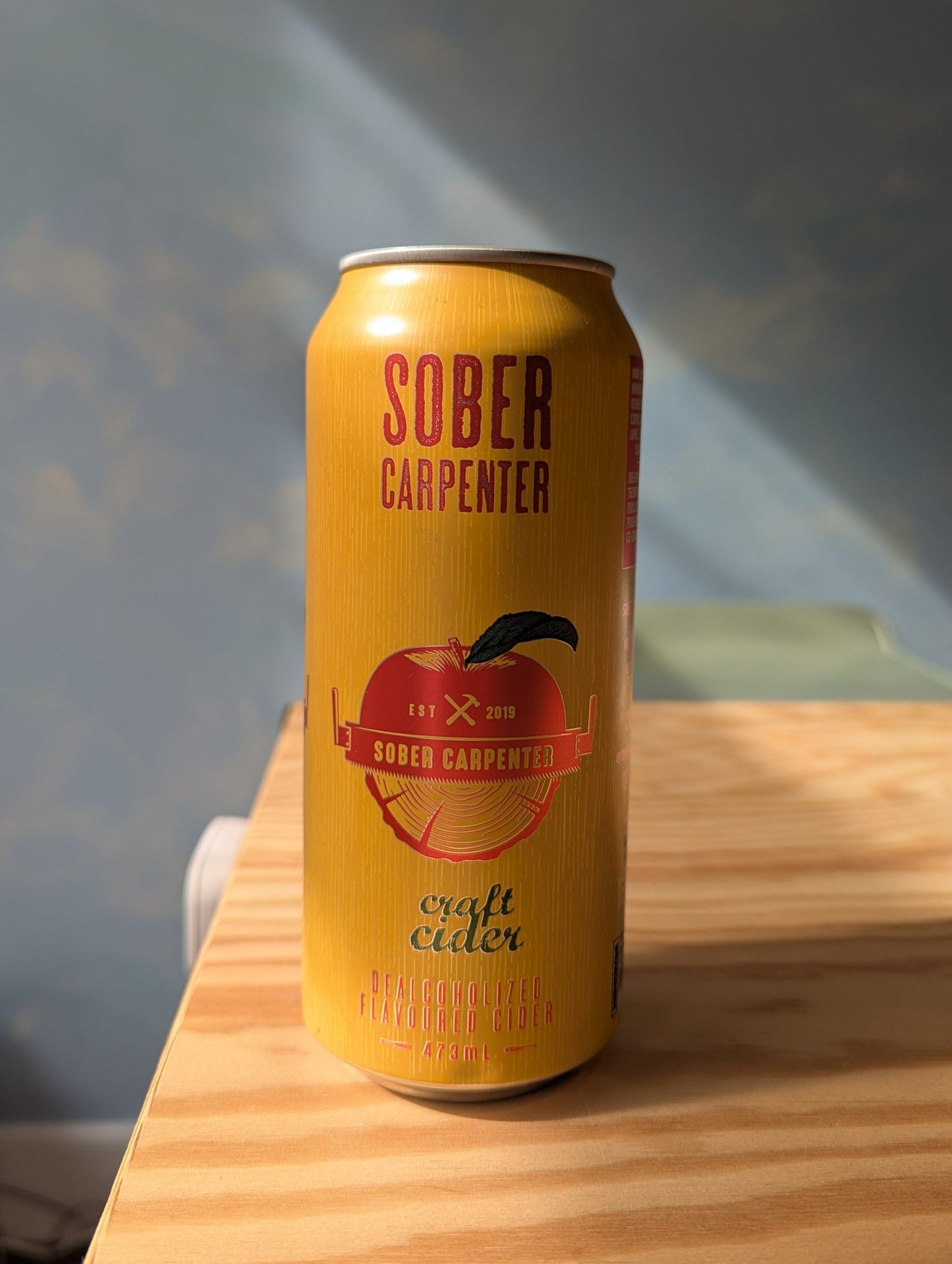 Sober Carpenter Craft Non-Alcoholic Cider Can Profile