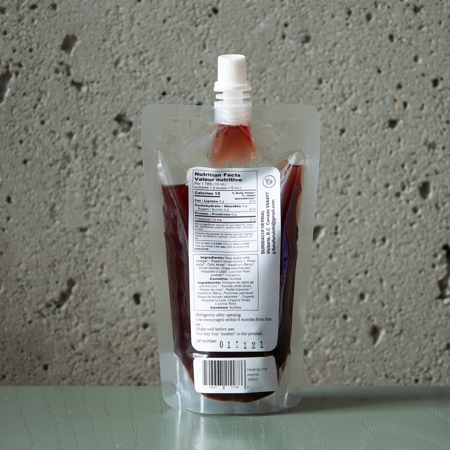 Suribachi Herbal 'Healing Rose' Oxymel