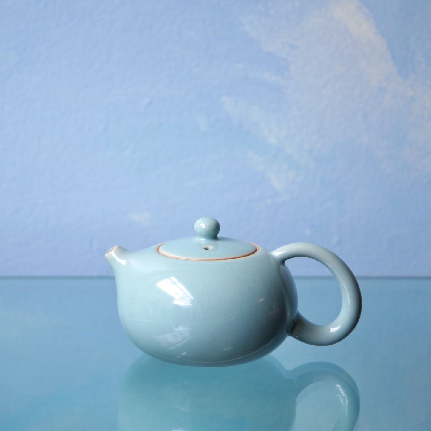 Azure Ruyao-Glazed Xishi Teapot 140ml