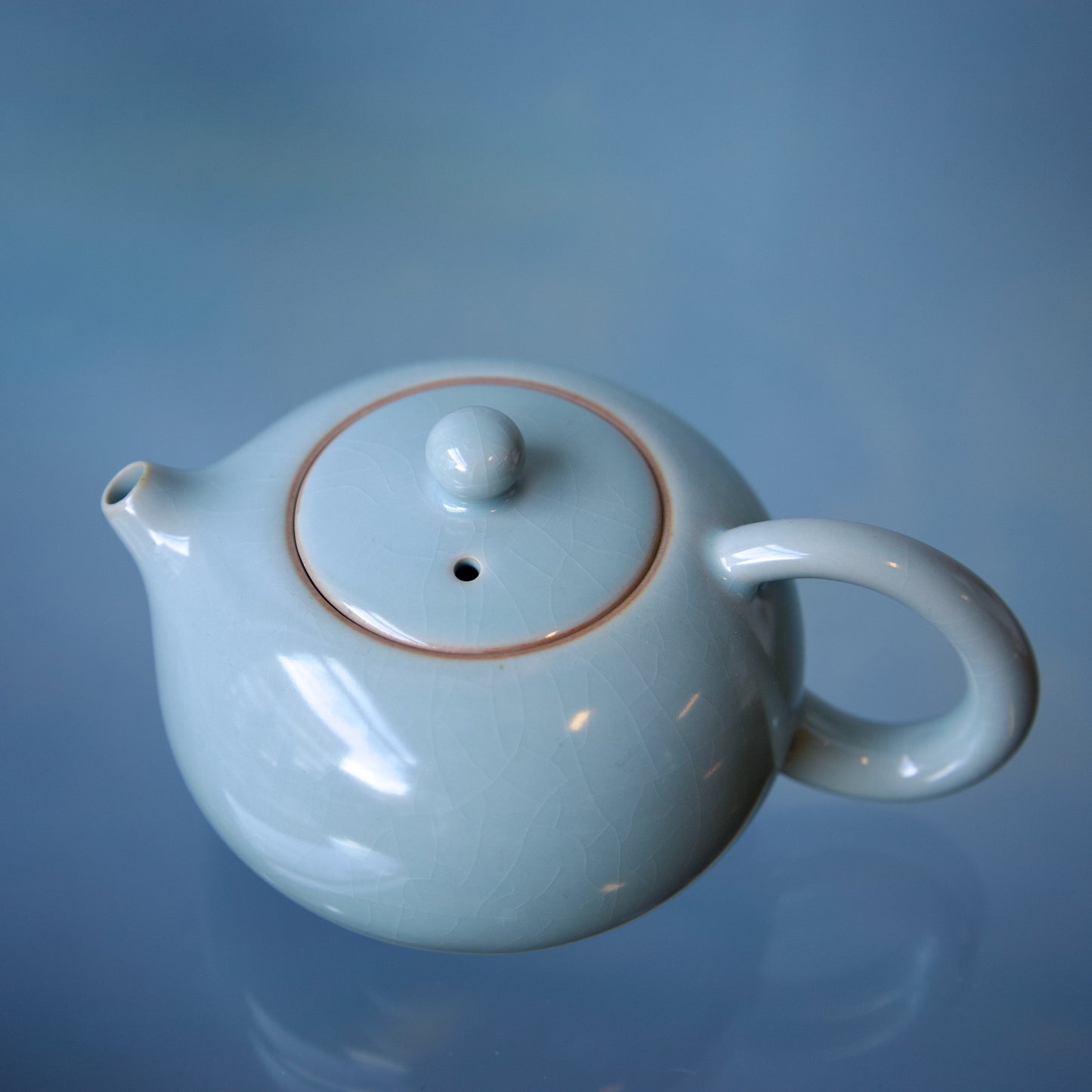 Azure Ruyao-Glazed Xishi Teapot 140ml