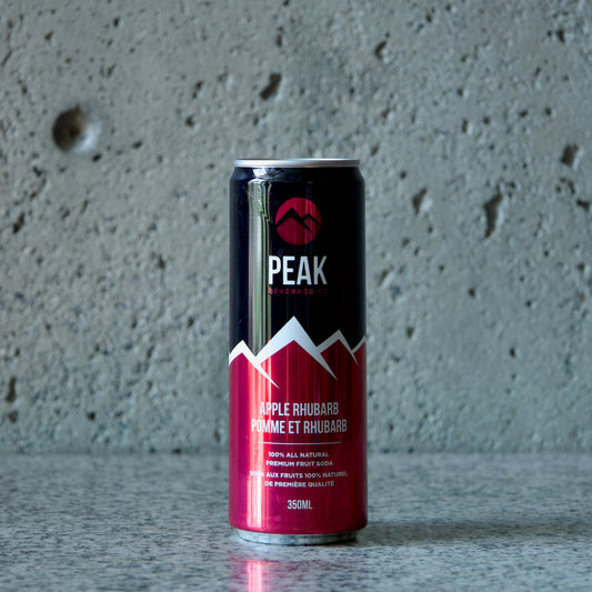 Peak Apple Rhubarb Fruit Soda