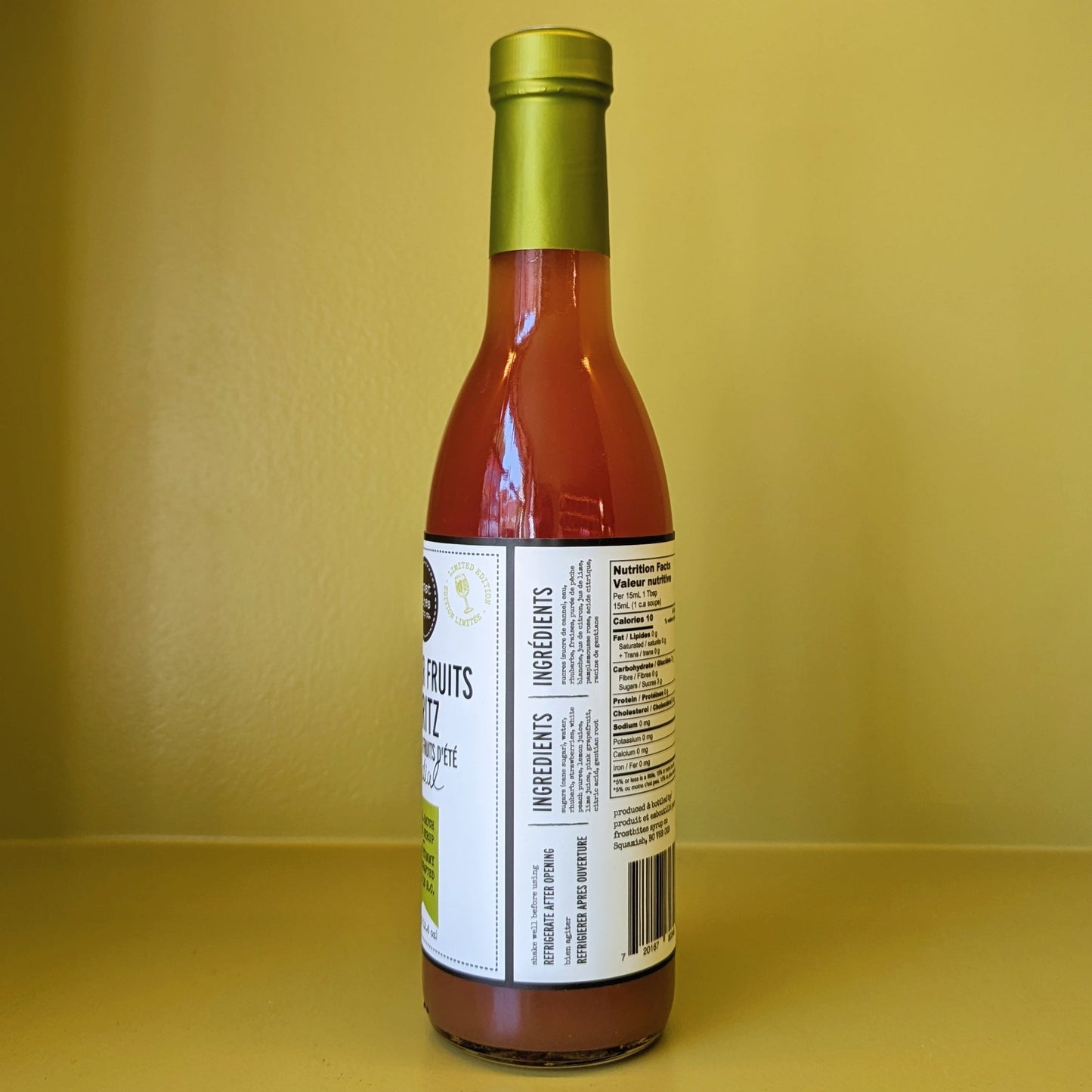 Frostbites Syrup Co Summer Fruit Spritz Cordial 375ml