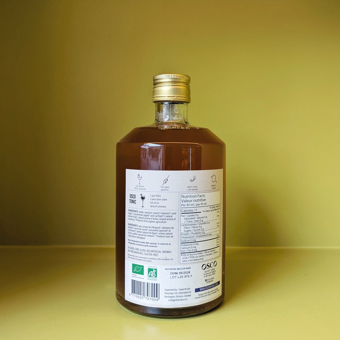 Osco Apéritif Sans Alcool "L'Original"