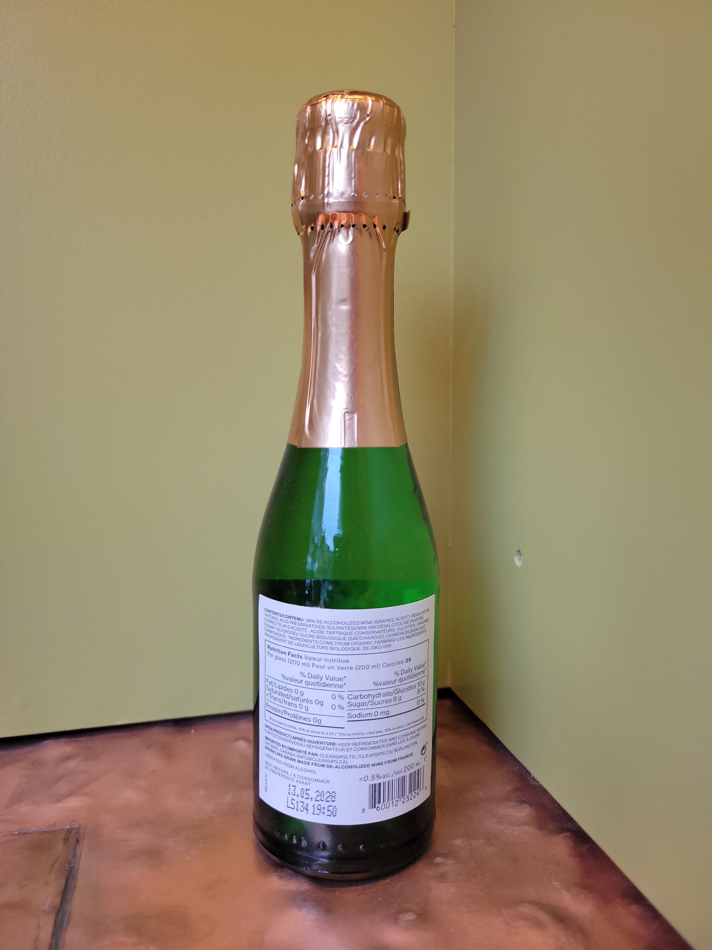 Oddbird 'Blanc de Blanc' De-alcoholized Sparkling Wine 200ml