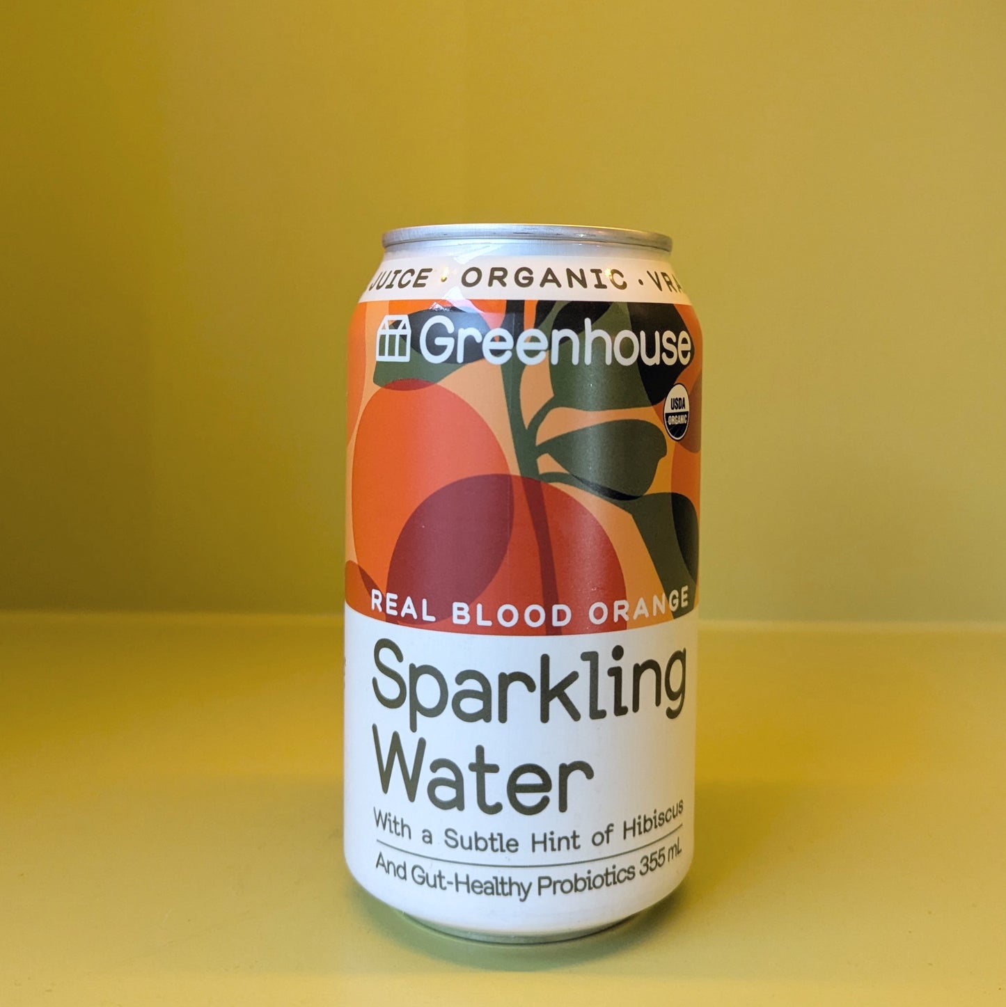 Greenhouse Probiotic Sparkling Water - Blood Orange