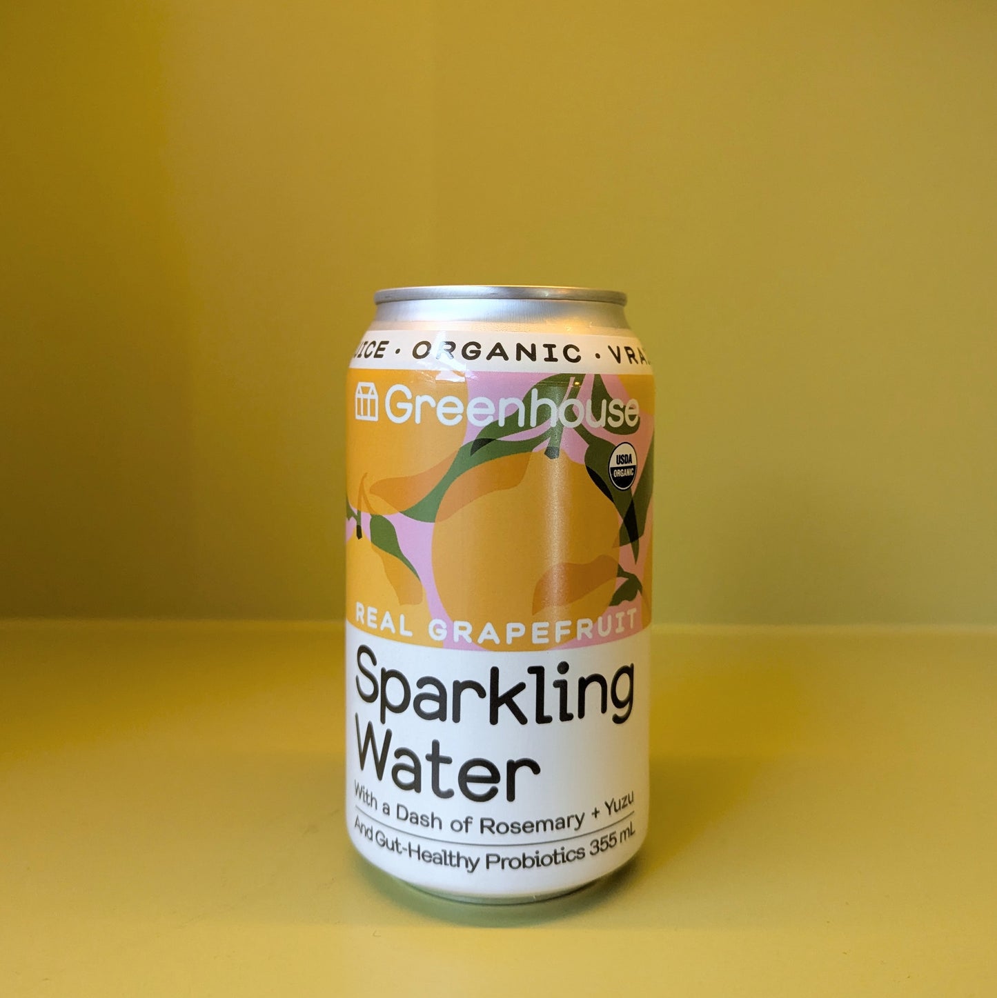 Greenhouse Probiotic Sparkling Water - Grapefruit
