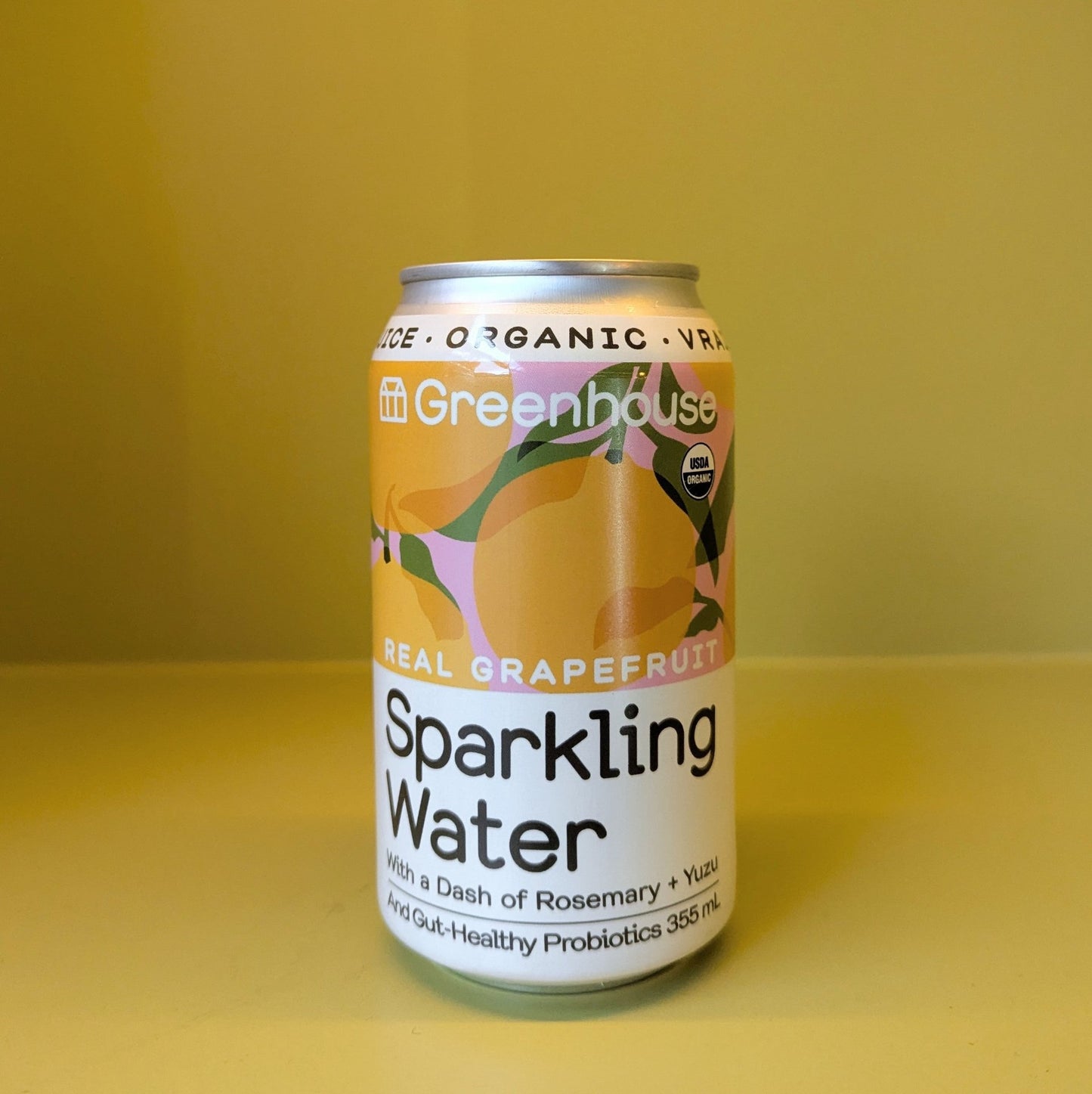 Greenhouse Probiotic Sparkling Water - Grapefruit