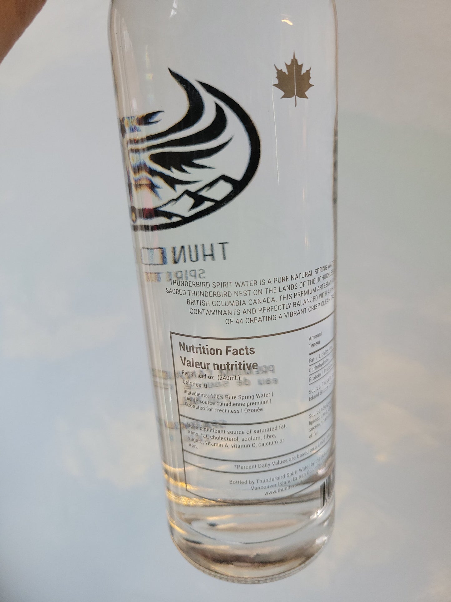 Thunderbird Spirit Water - Premium Canadian Spring Water