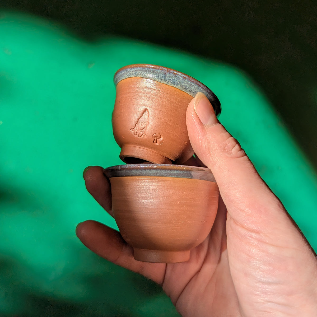 Laughin’ Gnome Pottery - Flared Teacup with Foot