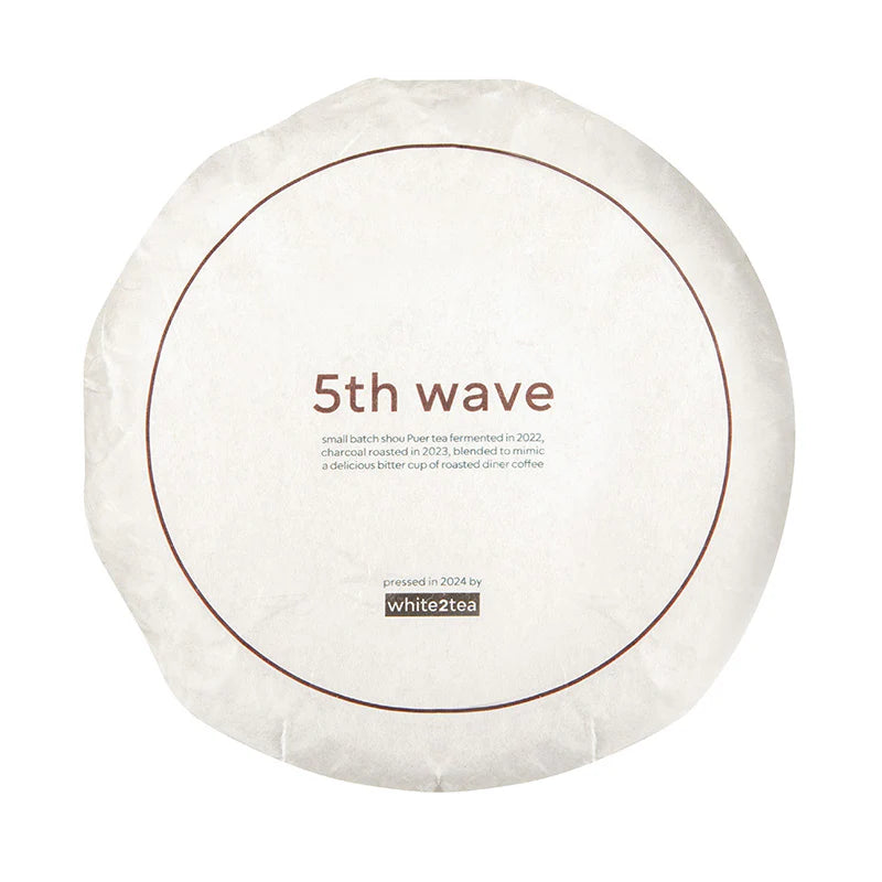 white2tea 2024 ‘5th Wave’ Roasted Ripe Pu’er Tea 200g