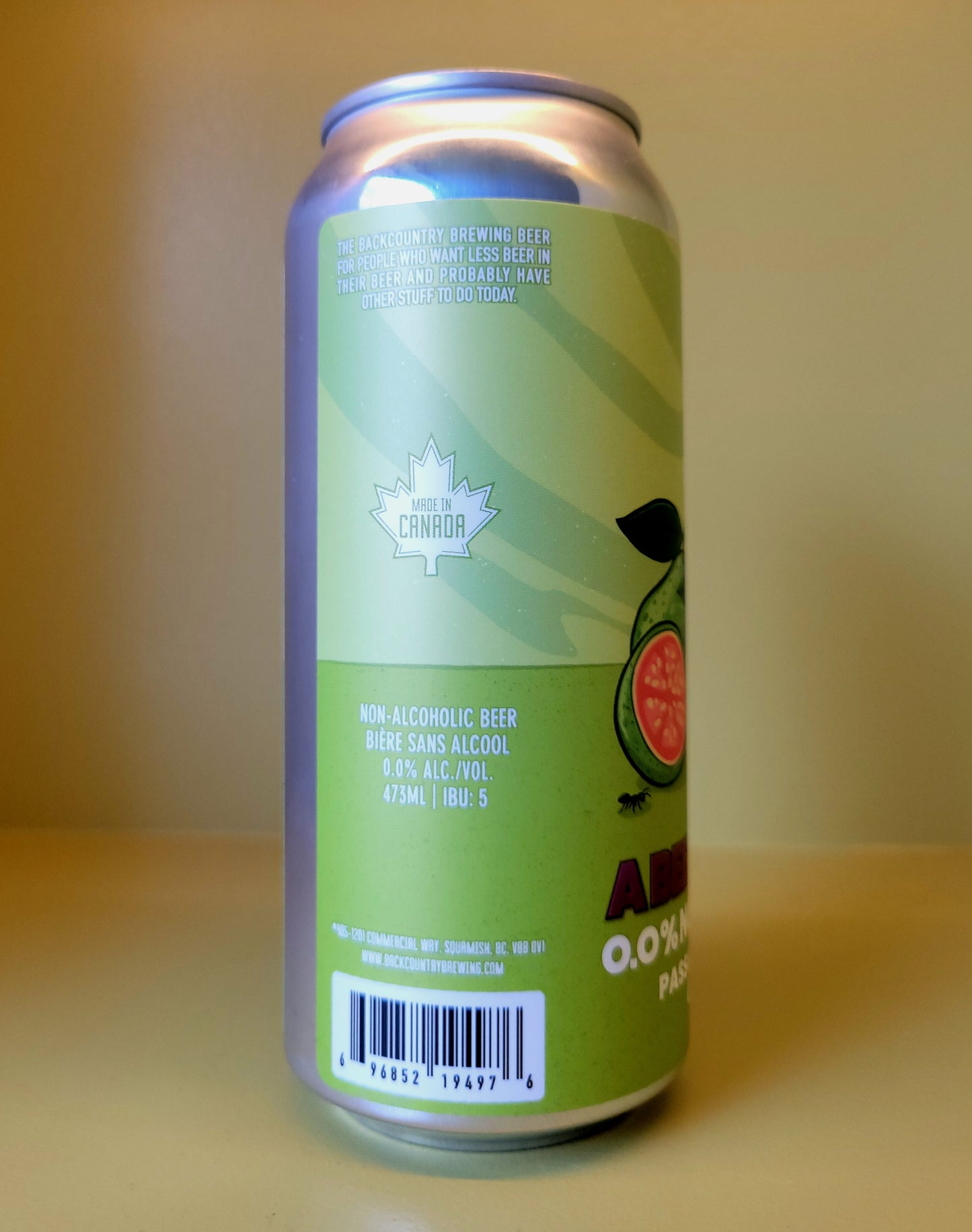 Backcountry Brewing 'A Beer For Ants' Non-alcoholic Sour