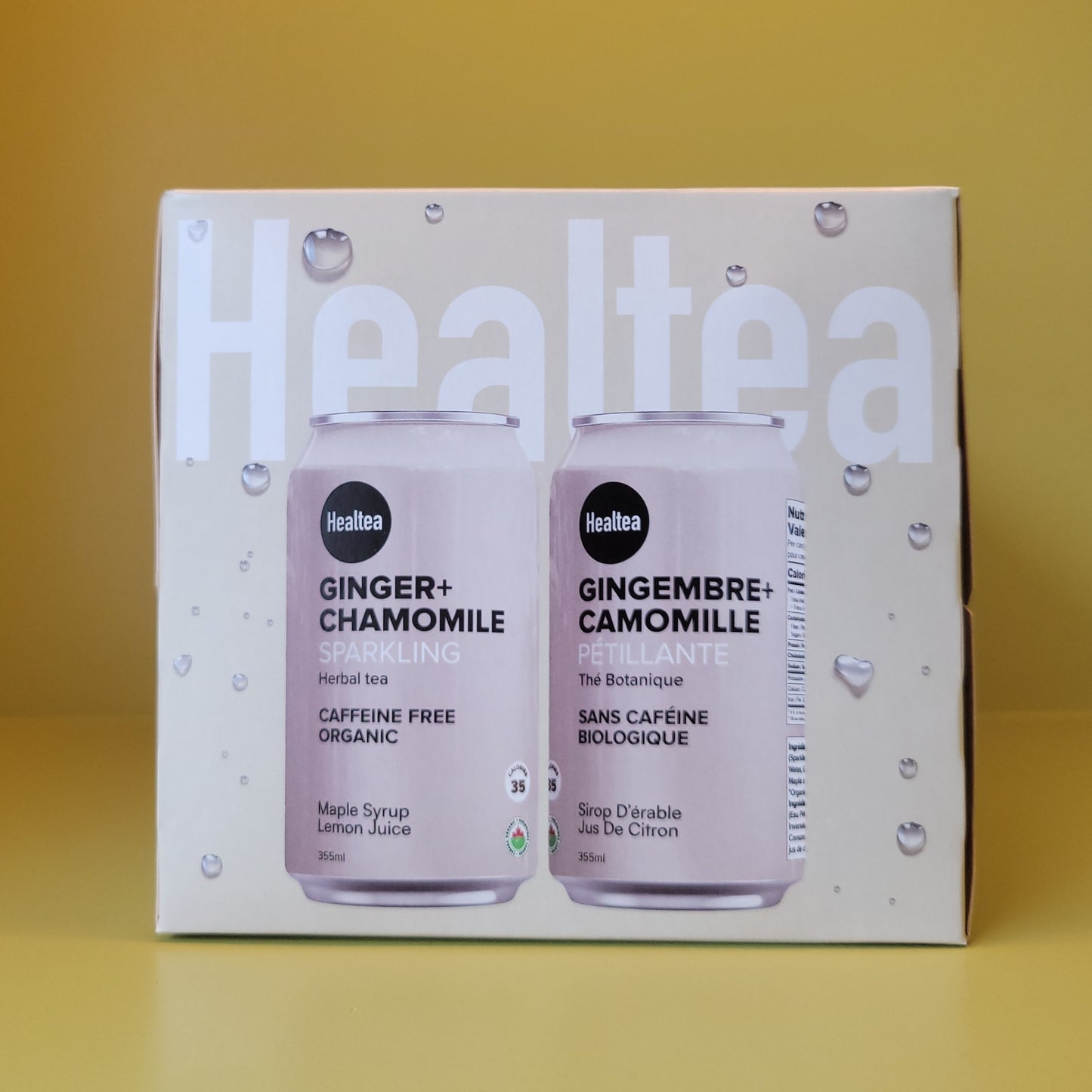 Healtea Ginger + Chamomile Sparkling Tea