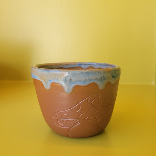 Laughing Gnome Unglazed Teacup