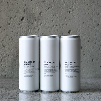 33 Acres of Pacific Adaptogenic Sparkling Water