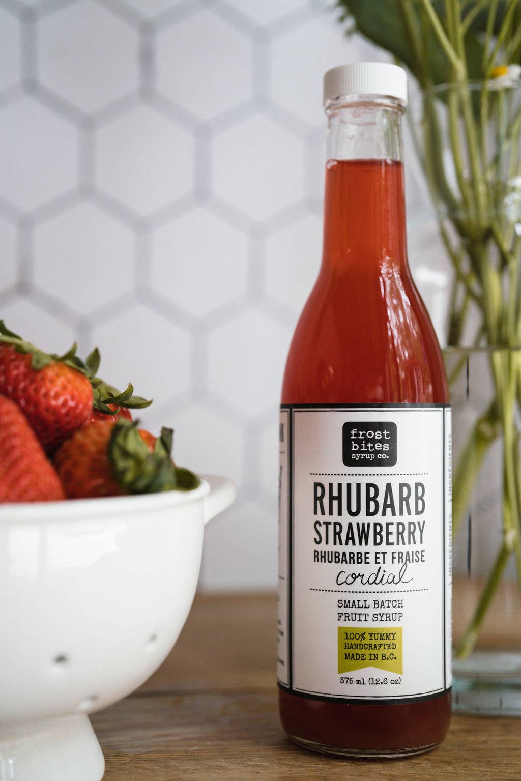 Rhubarb Strawberry: 375 ml Cordials