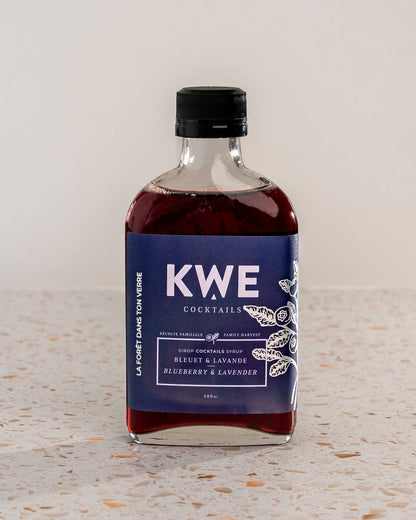 Kwe Blueberry & Lavender Syrup