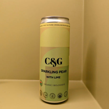 Creek & Gulley Sparkling Pear Lime Soda can