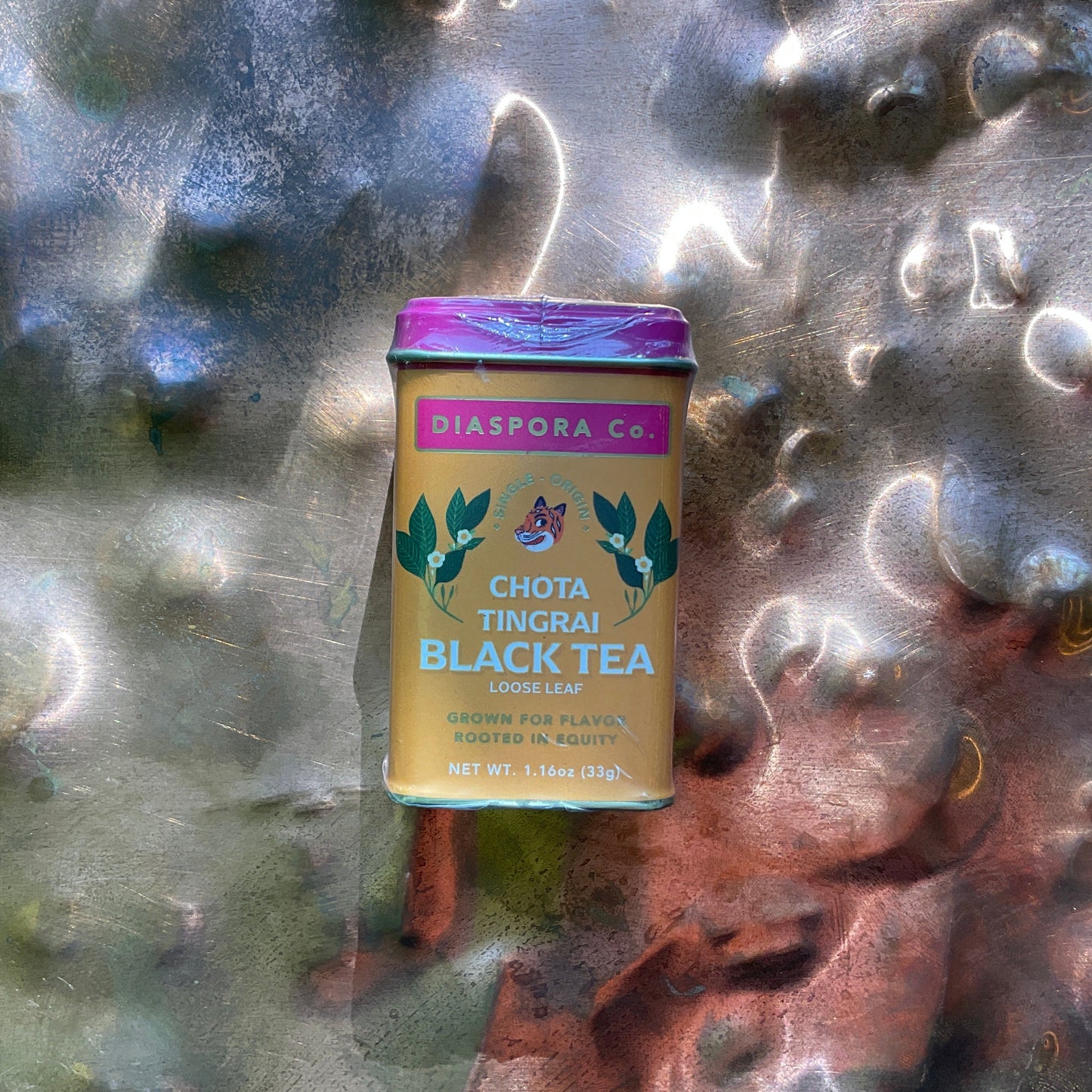 Diaspora Spice Co. Chota Tingrai Black Tea tin