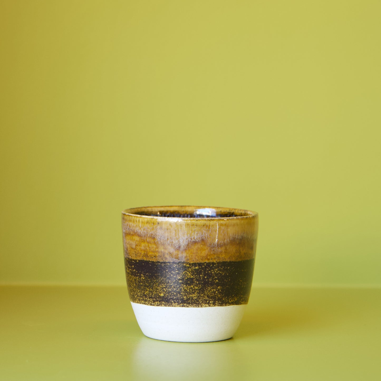 Earth Tone Glaze Tea Cups by Dustin Ryan Yu