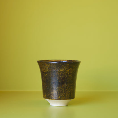 Earth Tone Glaze Tea Cups by Dustin Ryan Yu