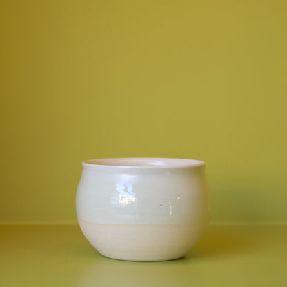 Cream Round Cup by Dustin Ryan Yu