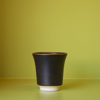Brown Glaze Gaiwan and Cup by Dustin Ryan Yu