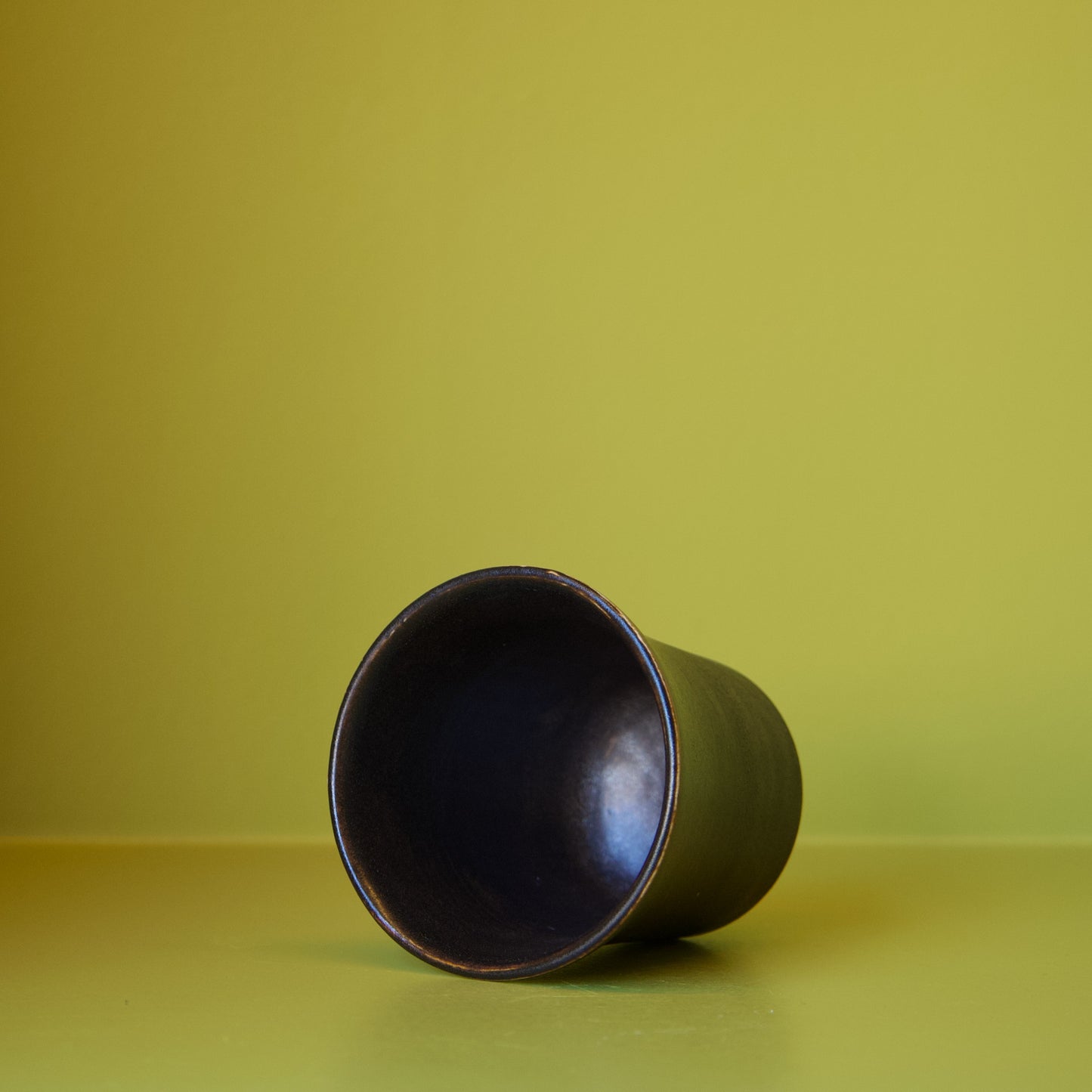 Brown Glaze Gaiwan and Cup by Dustin Ryan Yu