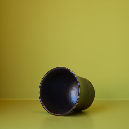 Brown Glaze Gaiwan and Cup by Dustin Ryan Yu