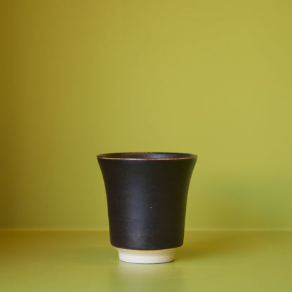 Brown Glaze Gaiwan and Cup by Dustin Ryan Yu