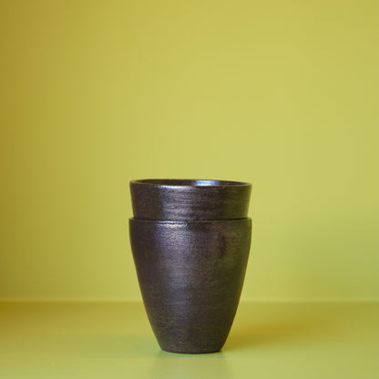 Rough Brown Cup by Dustin Ryan Yu Studio