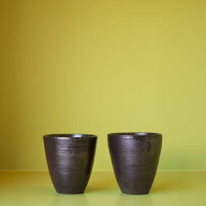 Rough Brown Cup by Dustin Ryan Yu Studio