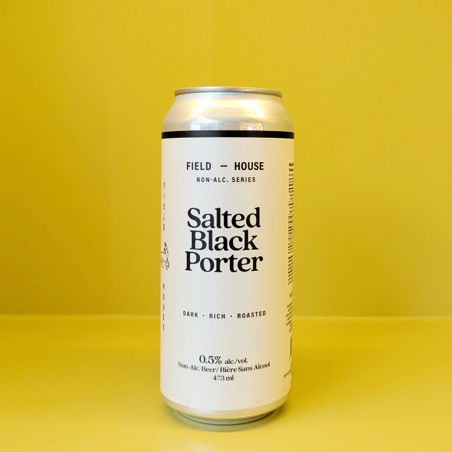 Field House Salted Black Porter non-alcoholic beer can front