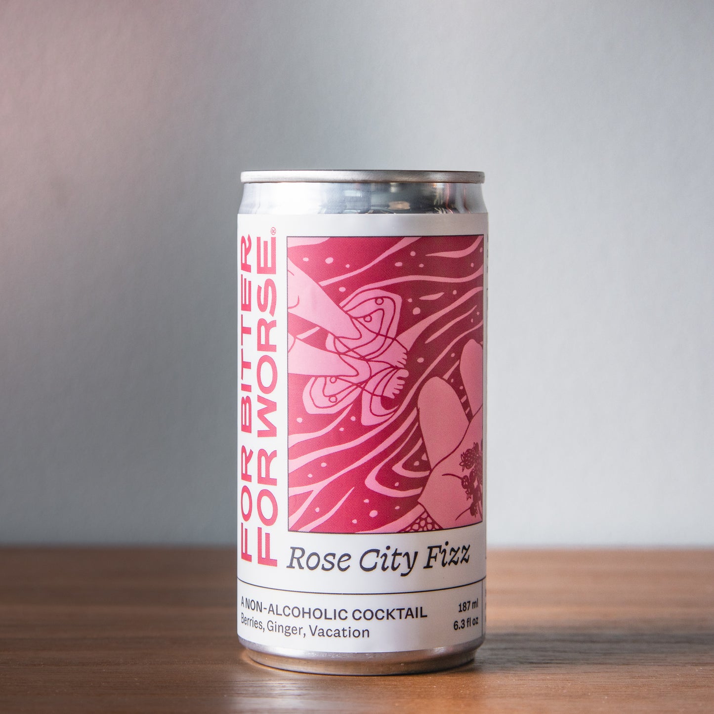 For Bitter For Worse 'Rose City Fizz' Non-alcoholic aperitif