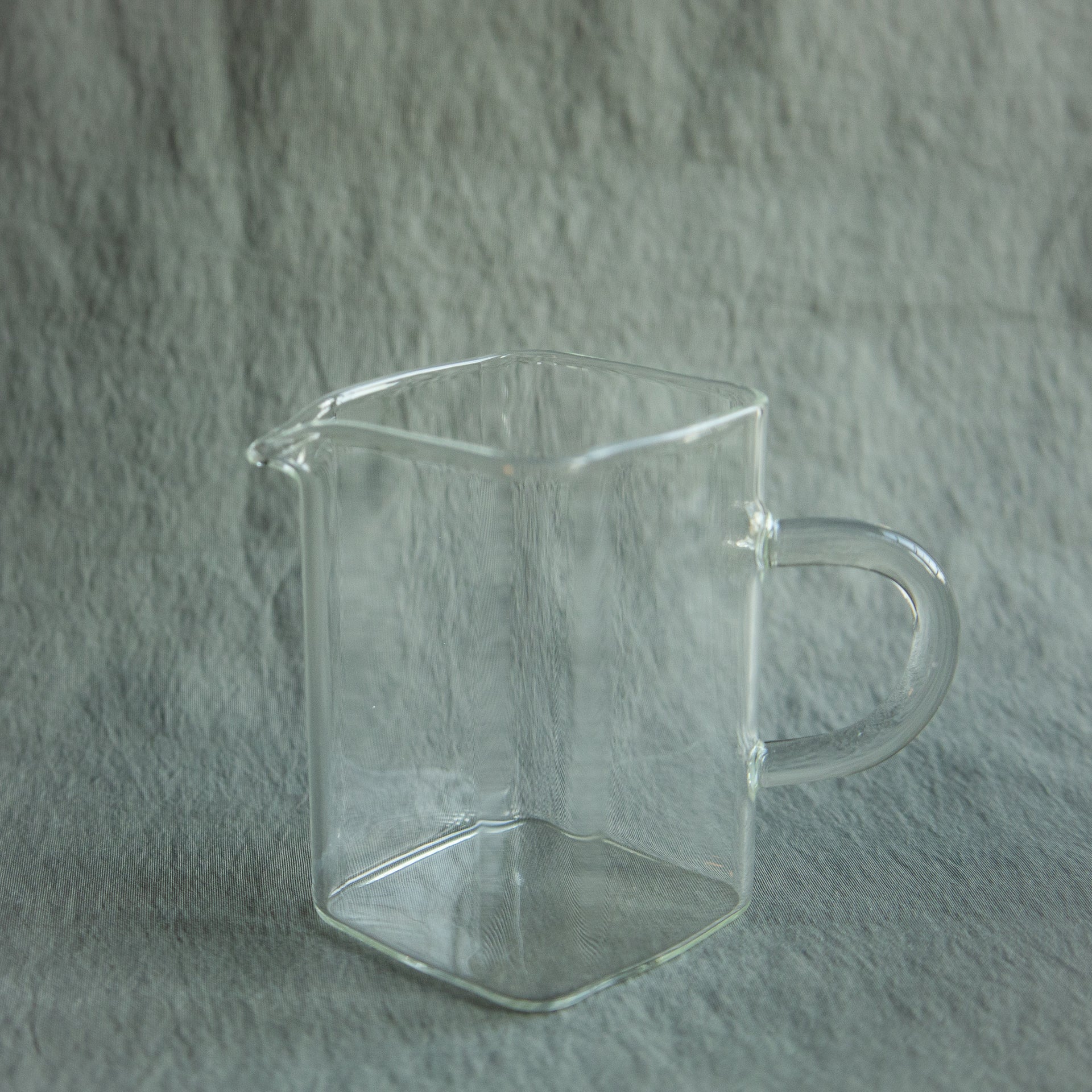 Small Square Light Glass Tea Pitcher - teawarehouse