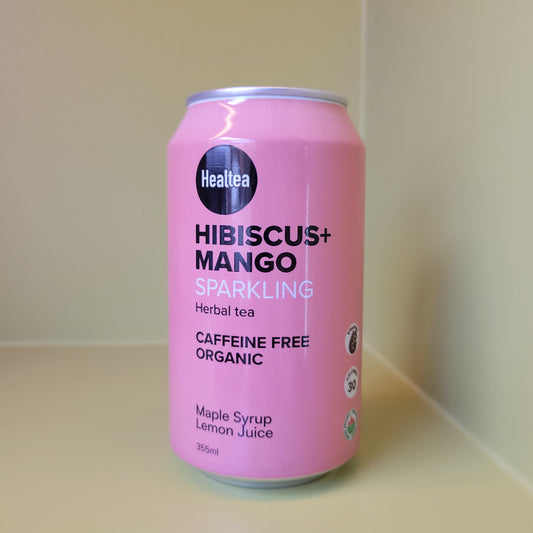Healtea Hibiscus + Mango Sparkling Herbal Tea