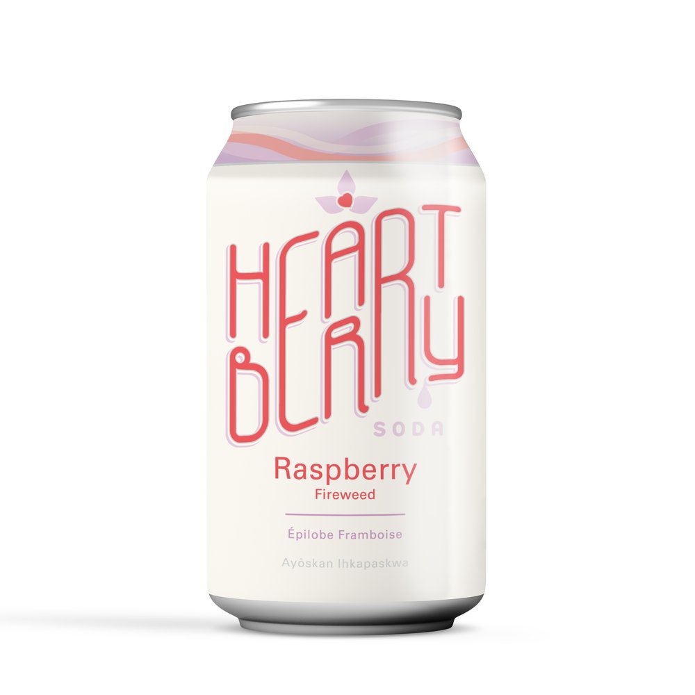 Heartberry Raspberry and Fireweed Soda press photo