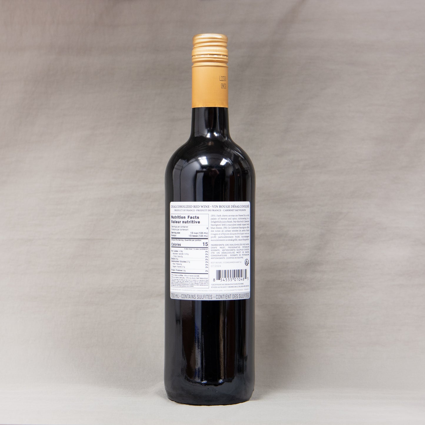 La Colombette 2021 Non-Alcoholic Cabernet Sauvignon