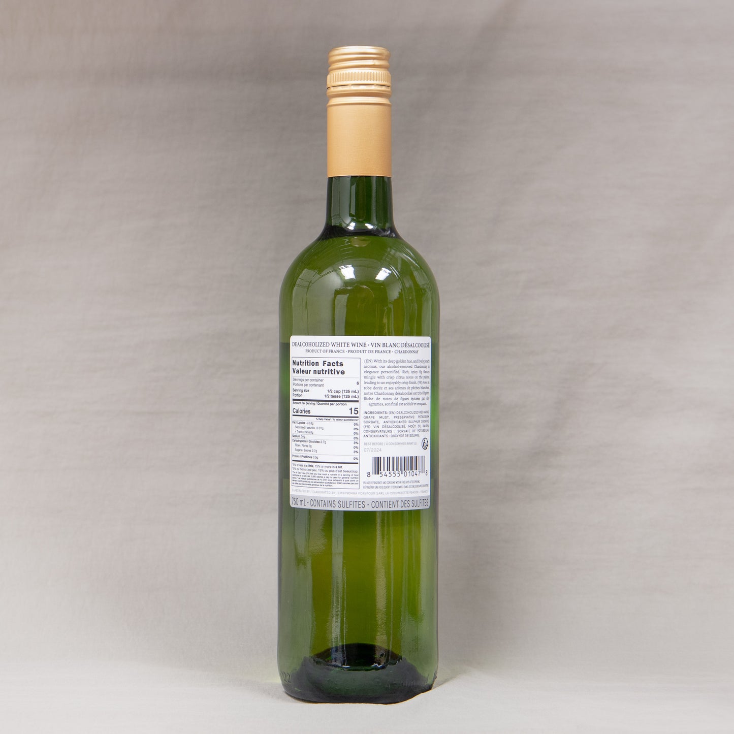 La Colombette 2021 Non-Alcoholic Chardonnay