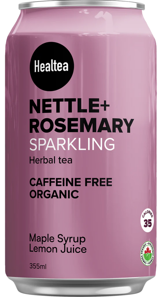 Healtea Nettle + Rosemary Sparkling Herbal Tea